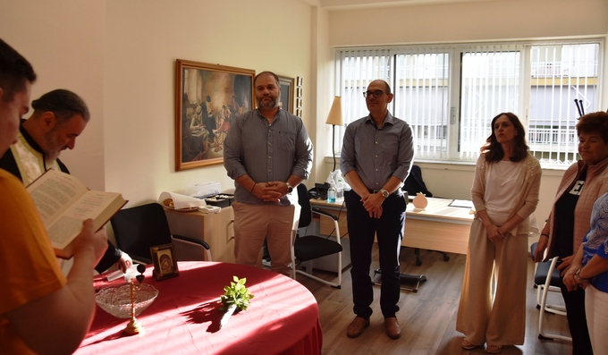 Φωτογραφία Αγιασμός στις Κοινωνικές Δομές του Δήμου Νάουσας